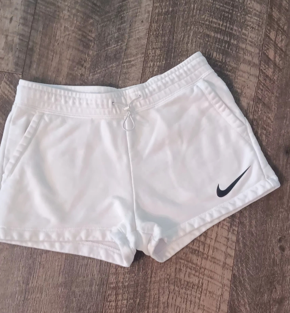 Nike Women's White Athletic Shorts
